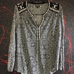 Lucky Brand Boho style shirt size L